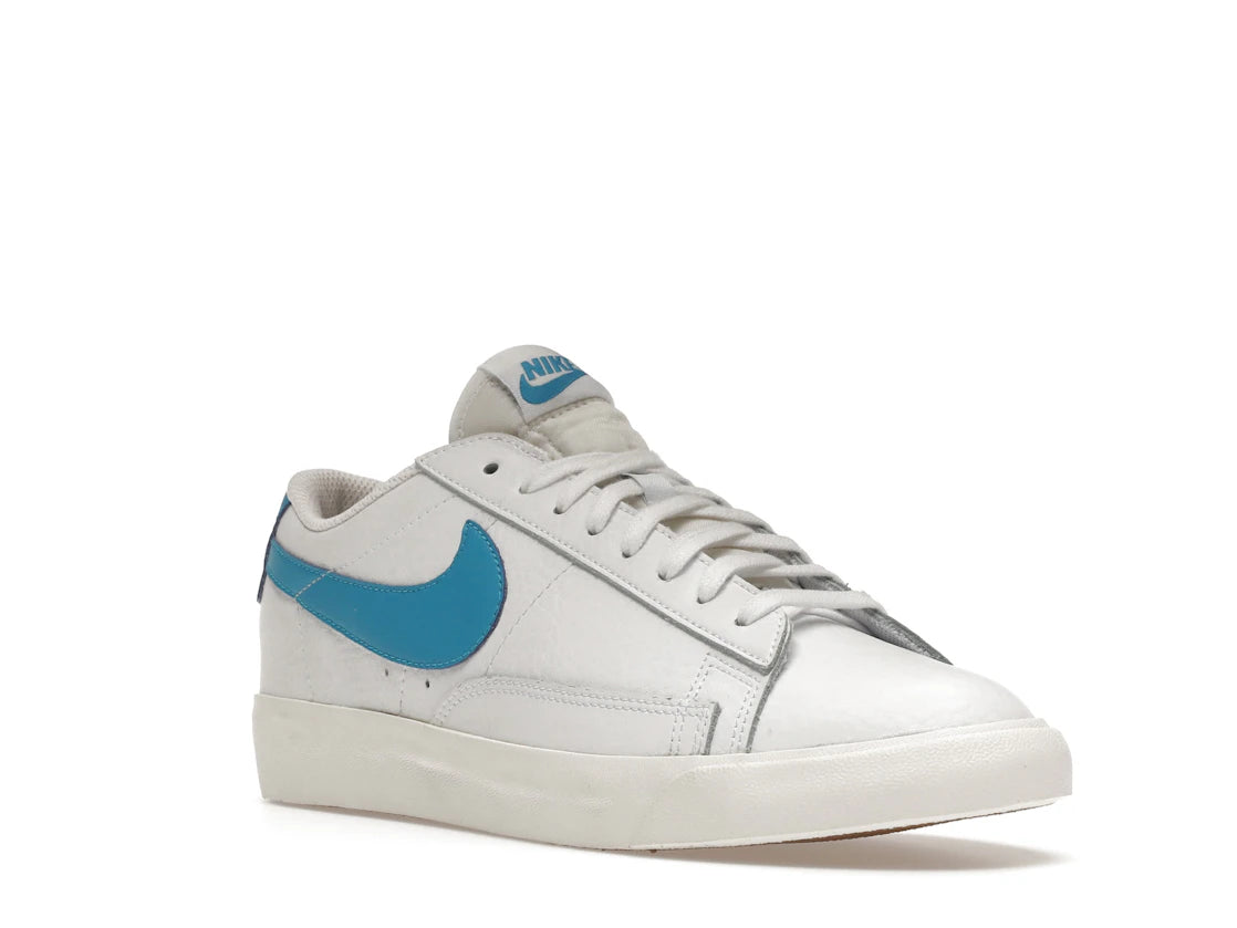 Nike Blazer Low White Laser Blue - vue secondaire A