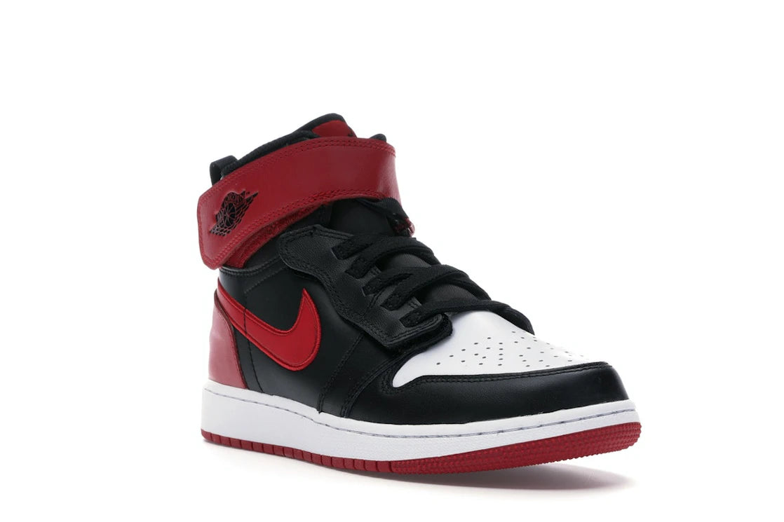 Jordan 1 High FlyEase Bred White Toe (GS) - vue secondaire A