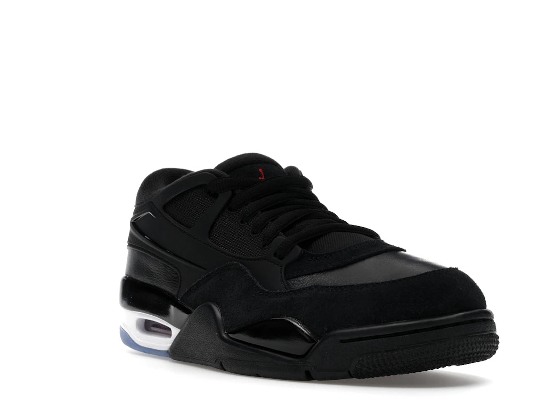 Jordan 4 RM Black White Varsity Red - vue secondaire A