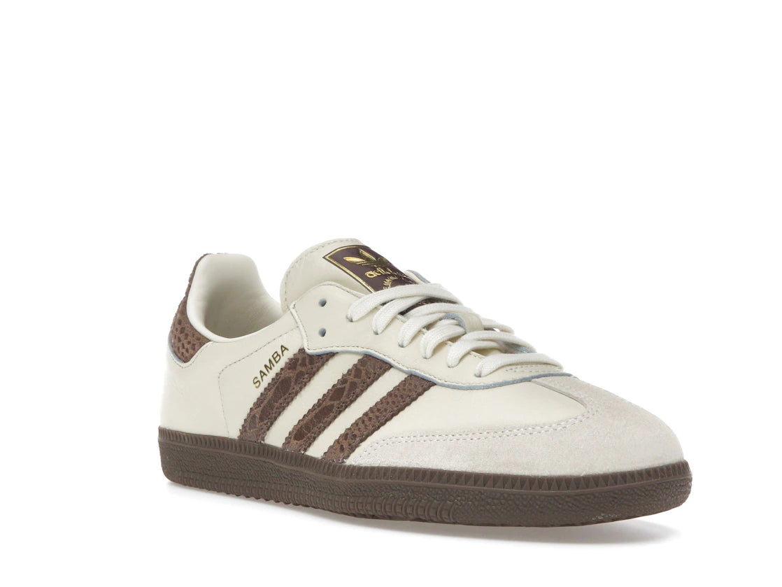 adidas Samba OG Cream Earth Strata Maroon (Women's) - vue secondaire A