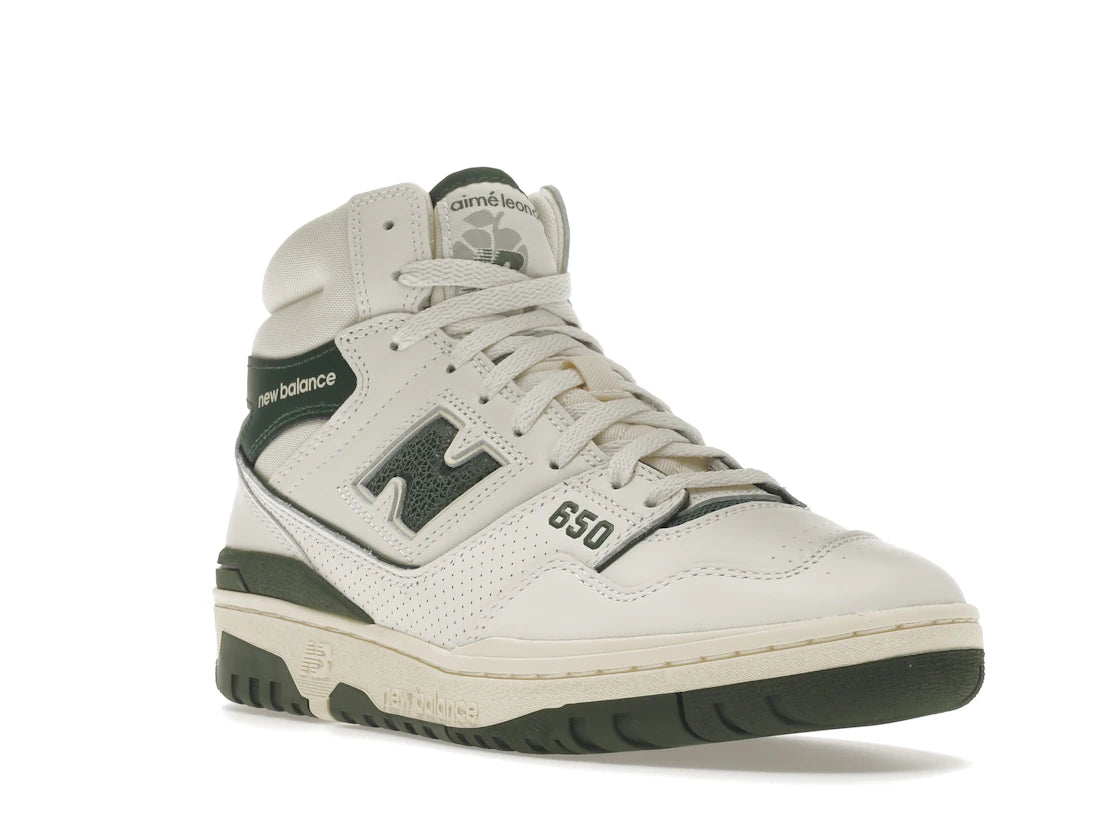 New Balance 650R Aime Leon Dore White Green - vue secondaire A