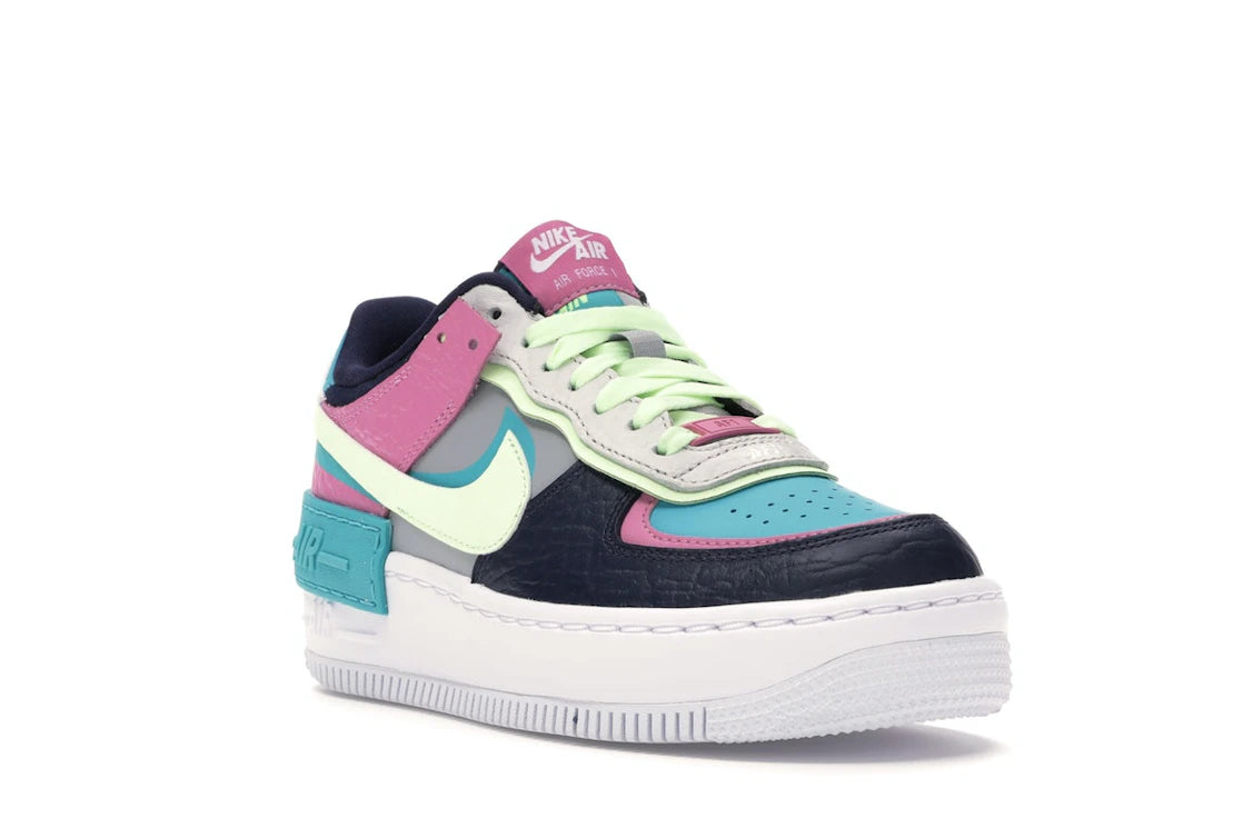 Nike Air Force 1 Low Shadow Barely Volt Oracle Aqua (Women's) - vue secondaire A