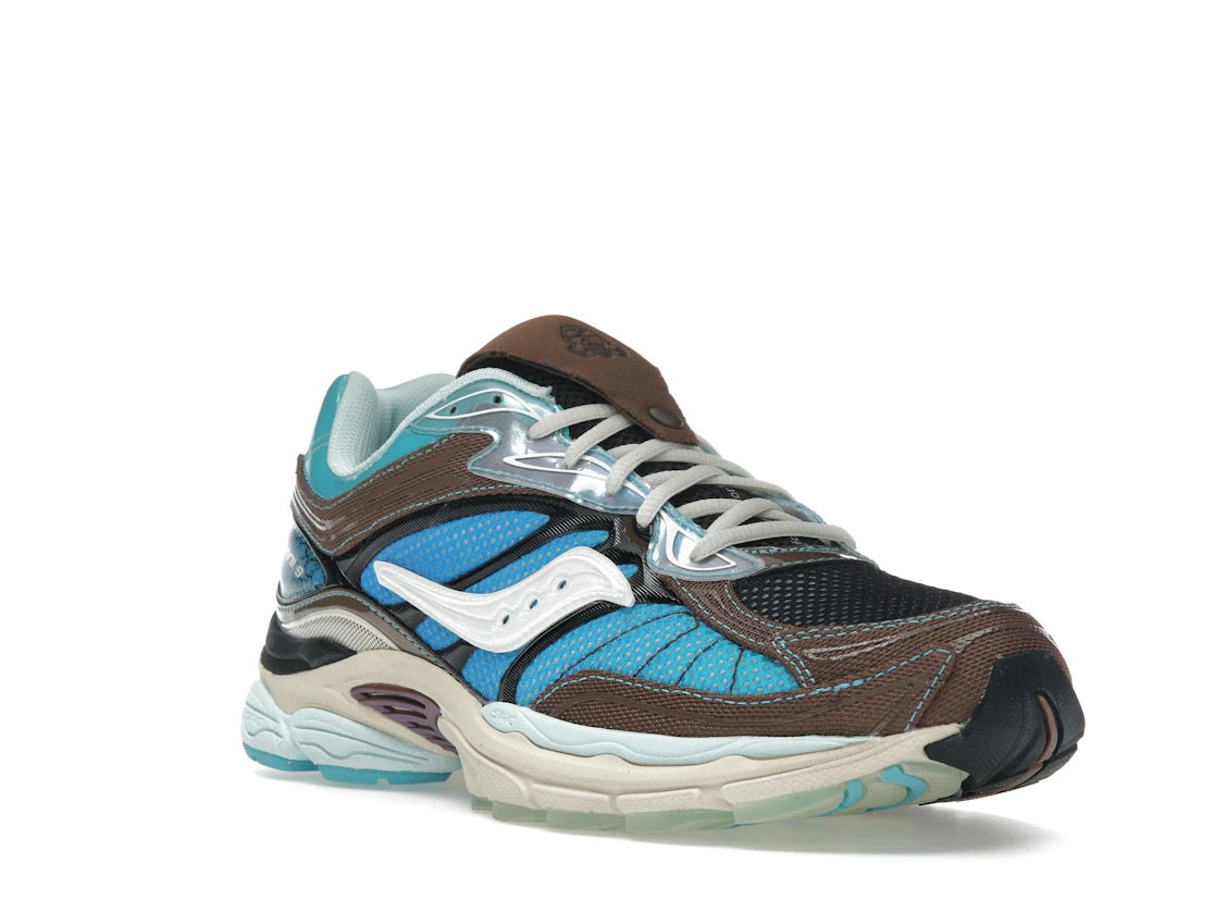 Saucony ProGrid Omni 9 Footpatrol Blue Brown - vue secondaire A