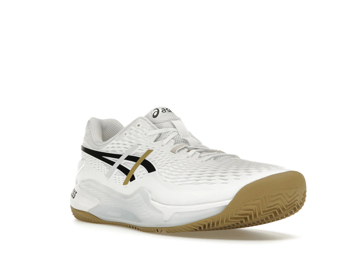 ASICS Gel-Resolution 9 Clay BOSS Matteo Berrettini White Camel - vue secondaire A