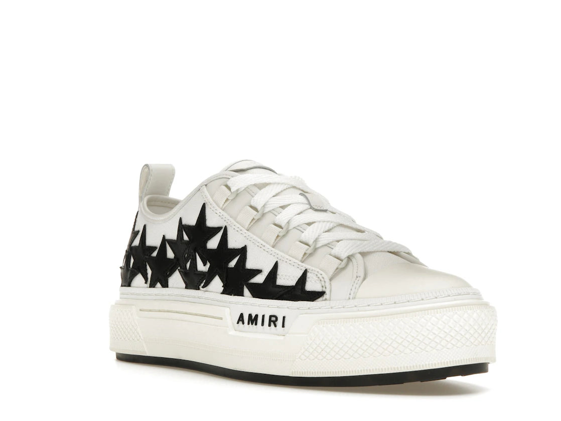 AMIRI Stars Court Low White Black - vue secondaire A