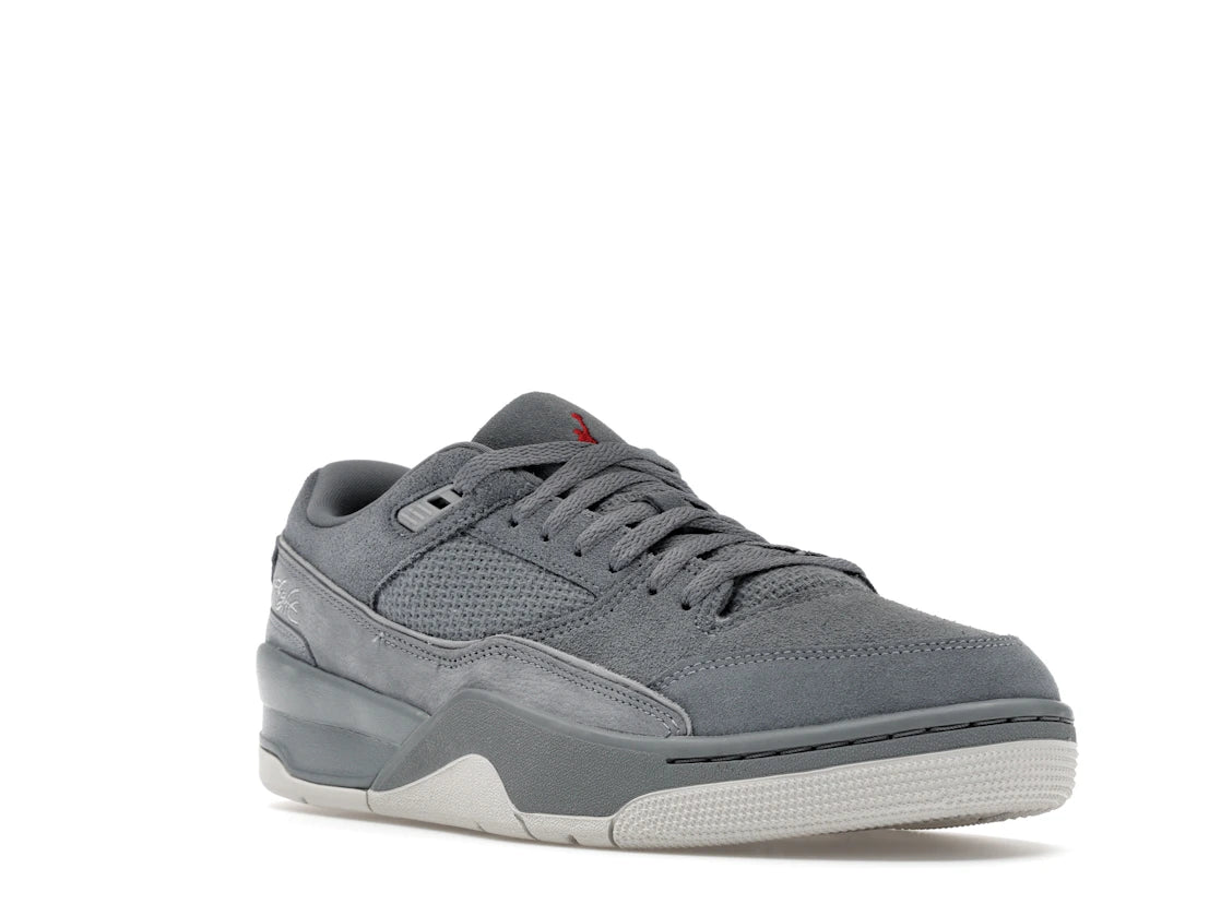 Jordan Flight Court Cool Grey Varsity Red - vue secondaire A