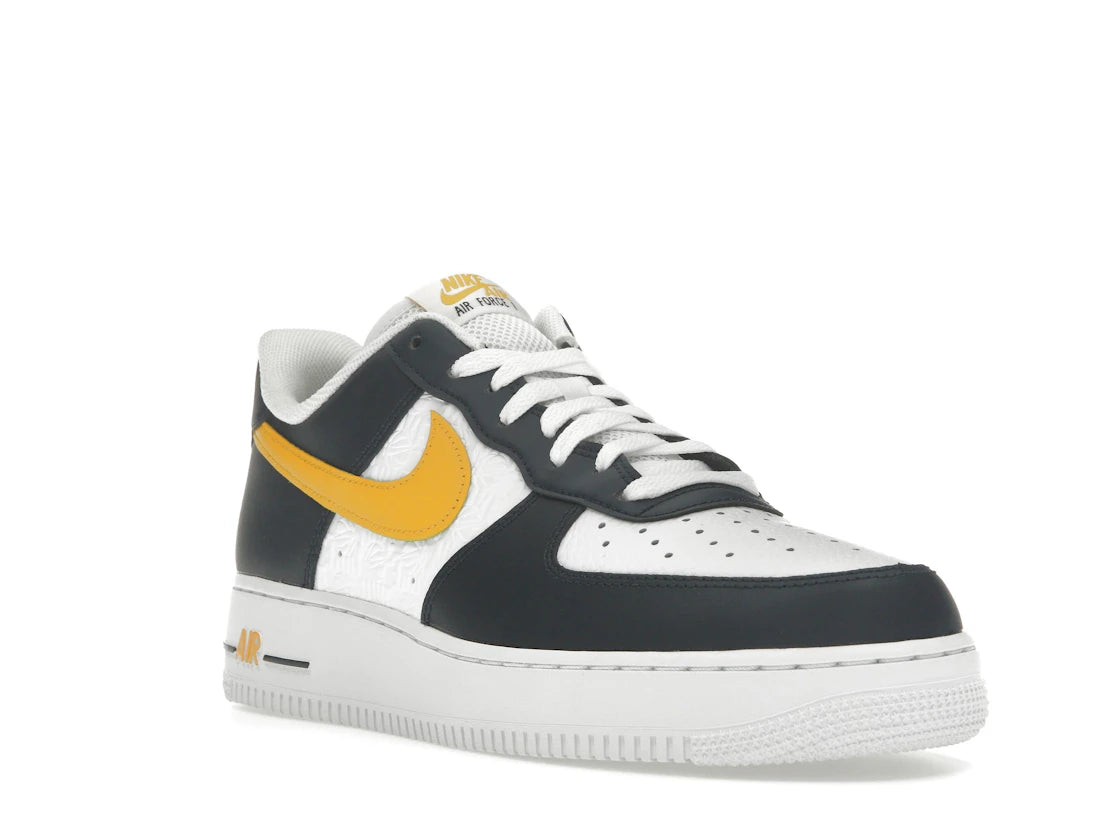 Nike Air Force 1 '07 Low Embossed Hoops Dark Obsidian - vue secondaire A