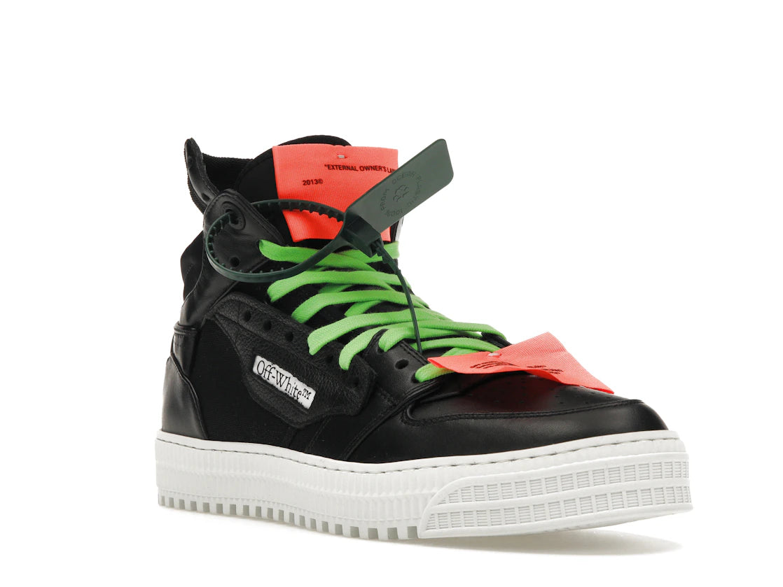 OFF-WHITE Off Court 3.0 Black Neon Green Orange - vue secondaire A