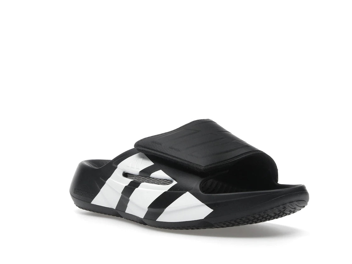 adidas Lightblaze Slides Black White - vue secondaire A