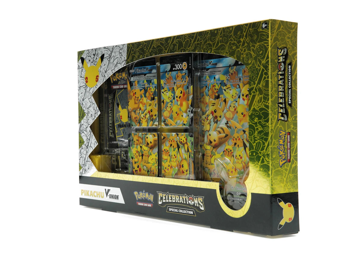 Pokémon TCG 25th Anniversary Celebrations Pikachu V Union Special Collection Box - vue secondaire A