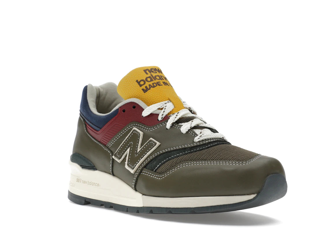 New Balance 997 MiUSA Aimé Leon Dore Dark Moss Angora - vue secondaire A