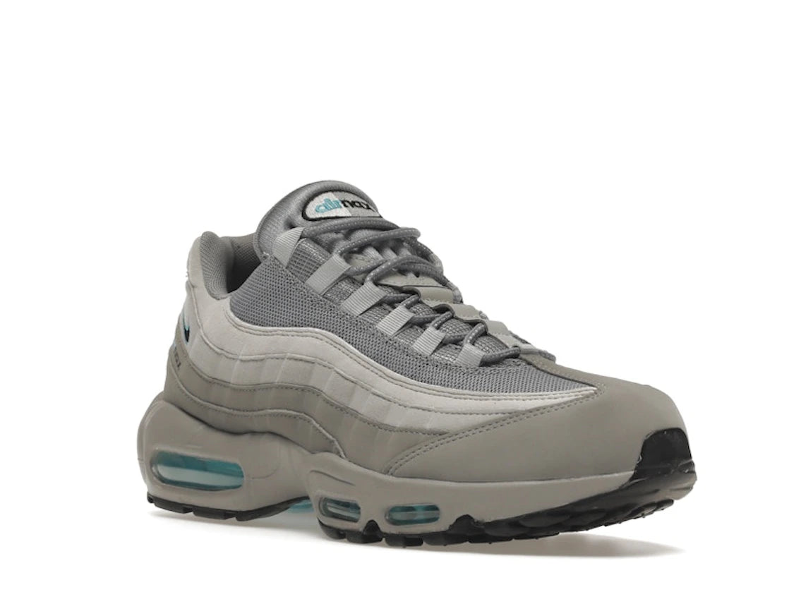 Nike Air Max 95 Retro Logo Grey Aqua - vue secondaire A