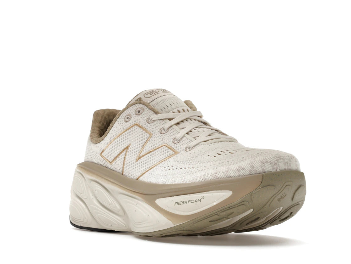 New Balance Fresh Foam X More v5 Linen Stoneware Gold Metallic (Women's) - vue secondaire A