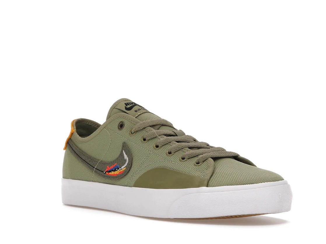 Nike SB Blazer Court Daan Van Der Linden Dusty Olive - vue secondaire A