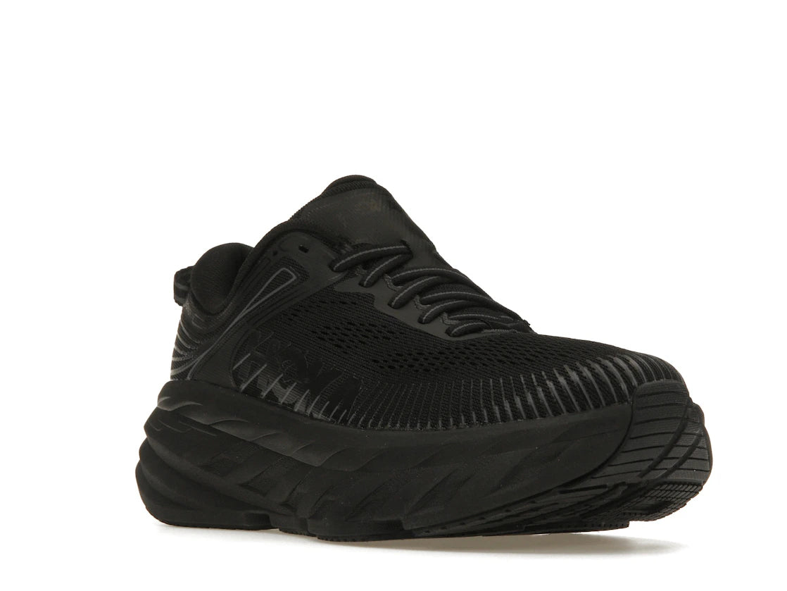 Hoka One One Bondi 7 Black (Women's) - vue secondaire A