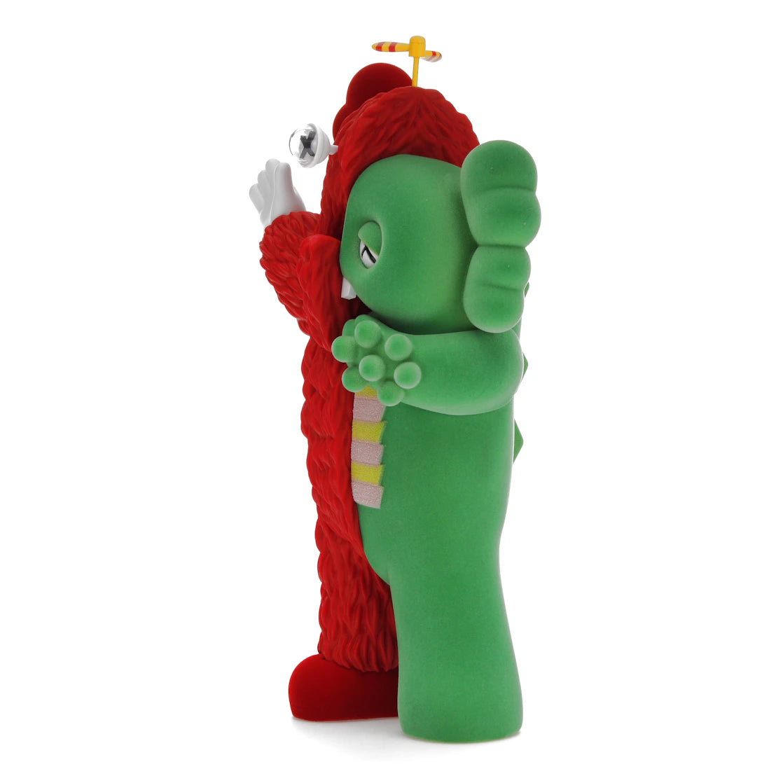 KAWS KACHAMUKKU Vinyl Figure Green/Red - vue secondaire A