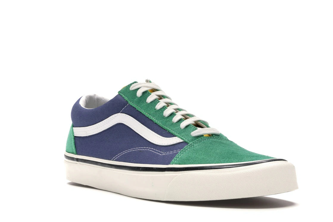 Vans Old Skool 36 DX Anaheim Factory Emerald Navy - vue secondaire A