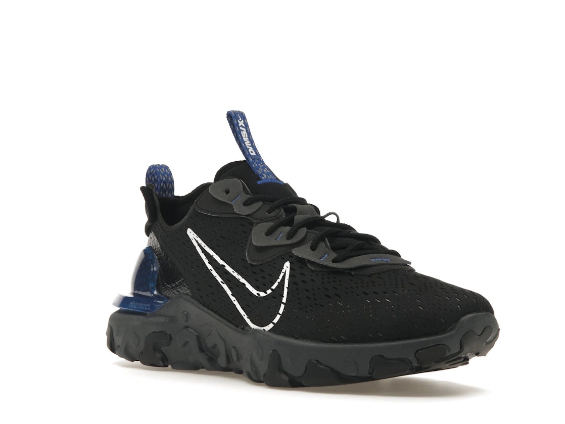 Nike React Vision Black Game Royal - vue secondaire A
