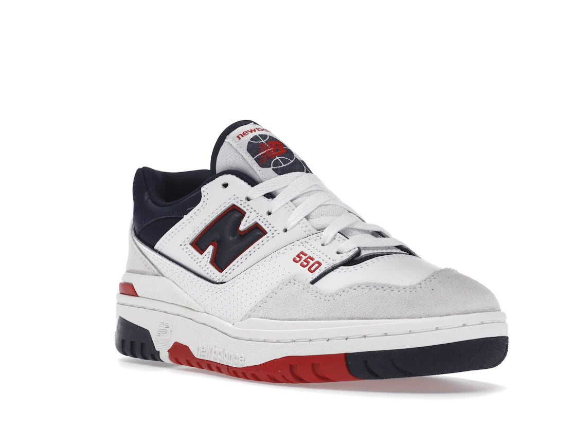 New Balance 550 Premium White Navy Red - vue secondaire A