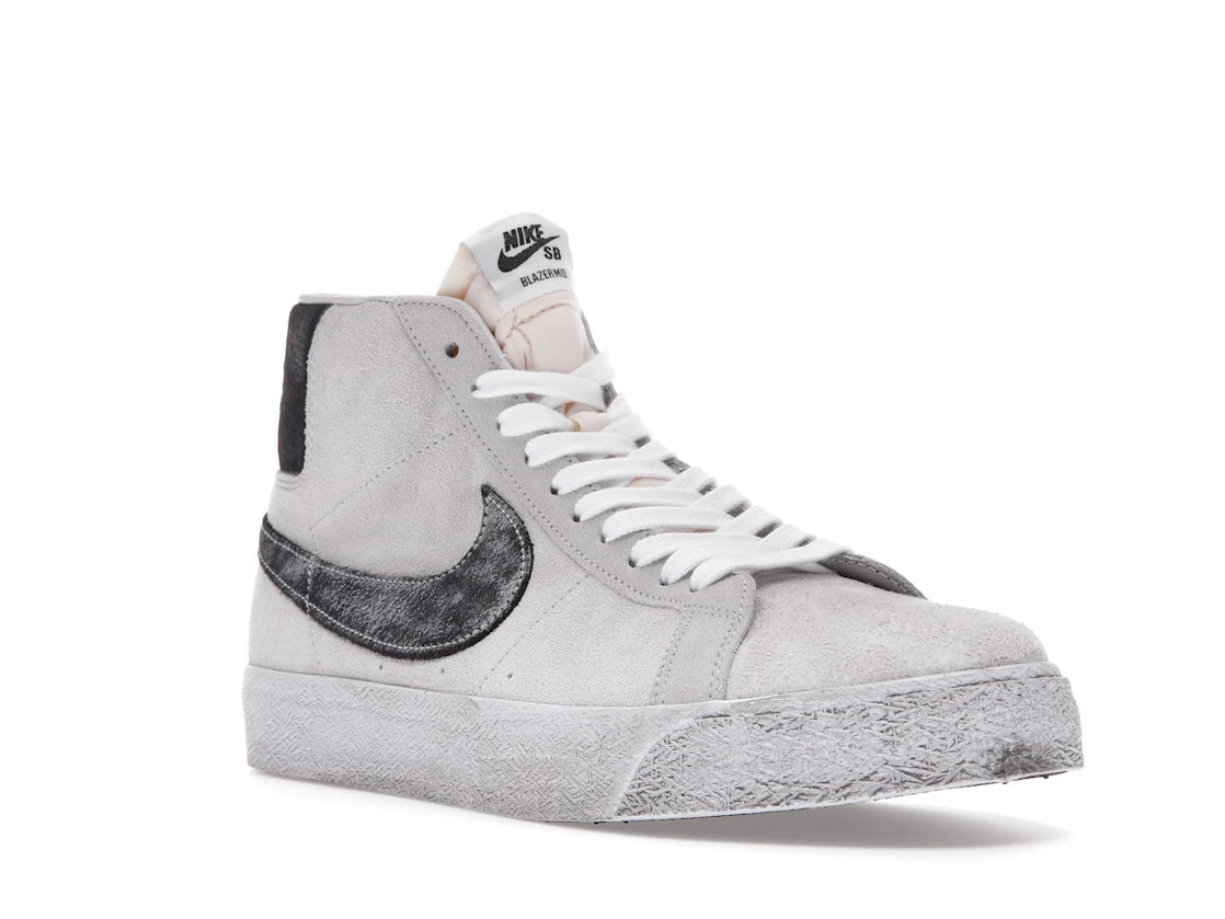 Nike SB Blazer Mid Faded Sail Black - vue secondaire A