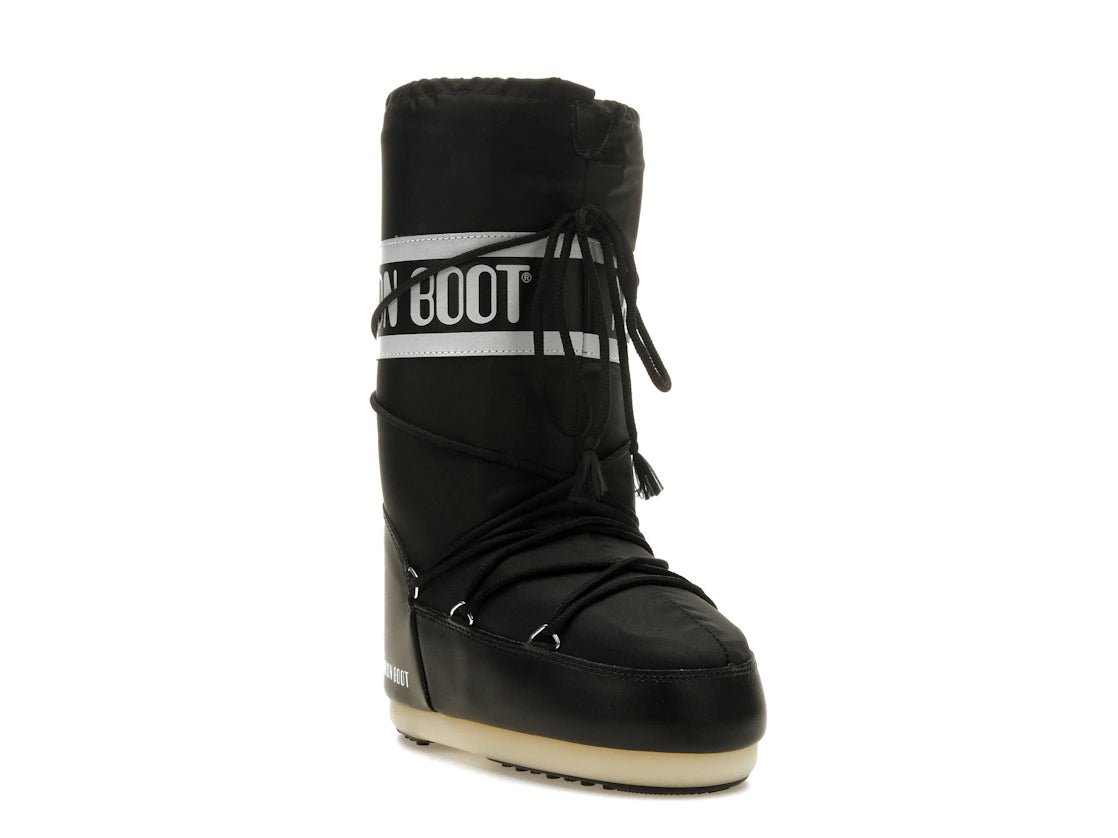 Moon Boot Icon Nylonstiefel Schwarz - vue secondaire A