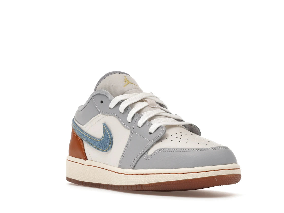 Jordan 1 Low SE Phantom Coconut Milk Amber Brown Light Armory Blue (GS) - vue secondaire A