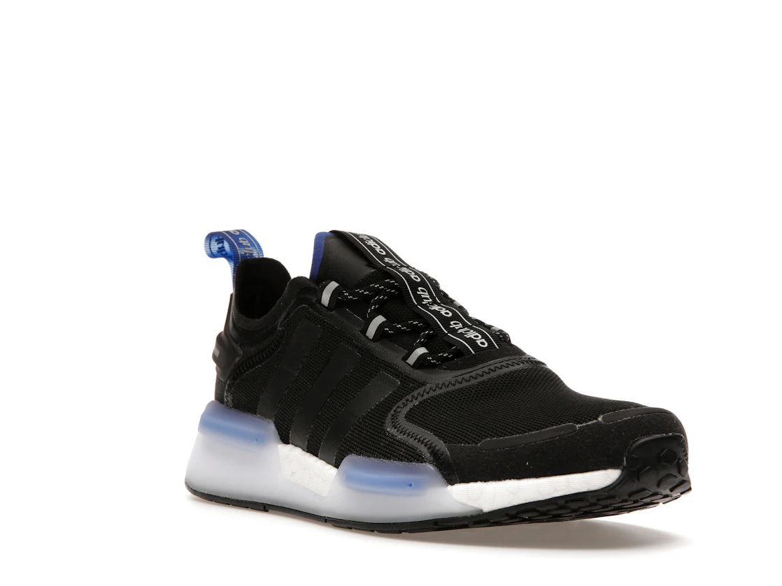 adidas NMD R1 V3 Black White Royal Blue - vue secondaire A