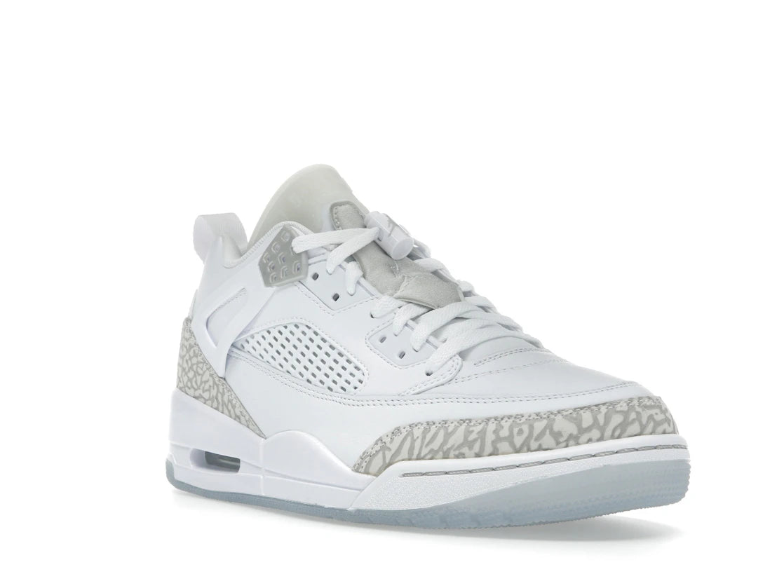 Jordan Spizike Low White Metallic Silver Barely Blue Neutral Grey - vue secondaire A