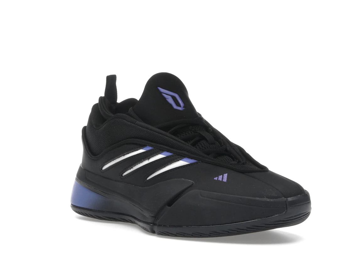 adidas Dame 9 Schwarz Kobaltblau - vue secondaire A