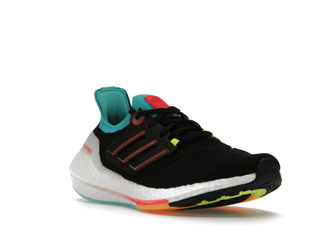 adidas Ultra Boost 22 Black Turbo Mint Rust - vue secondaire A