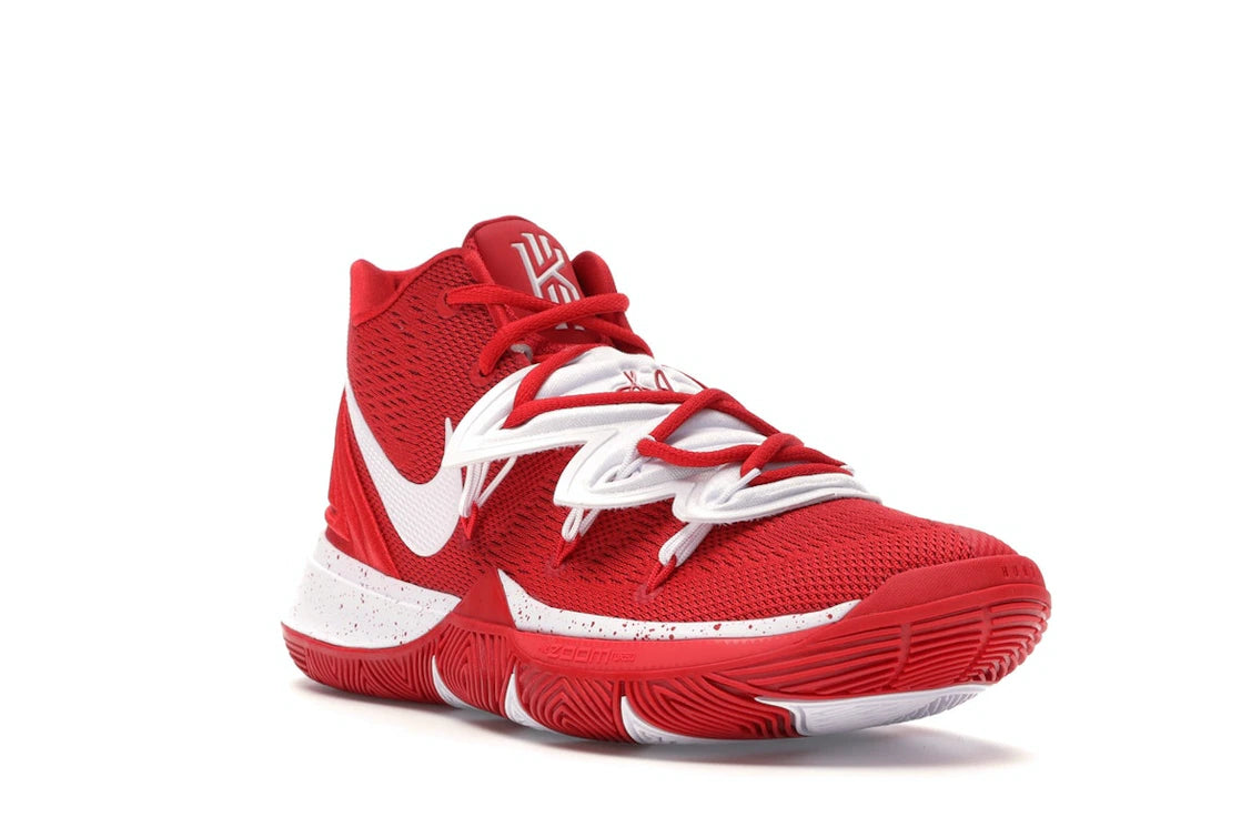 Nike Kyrie 5 Team University Red White - vue secondaire A
