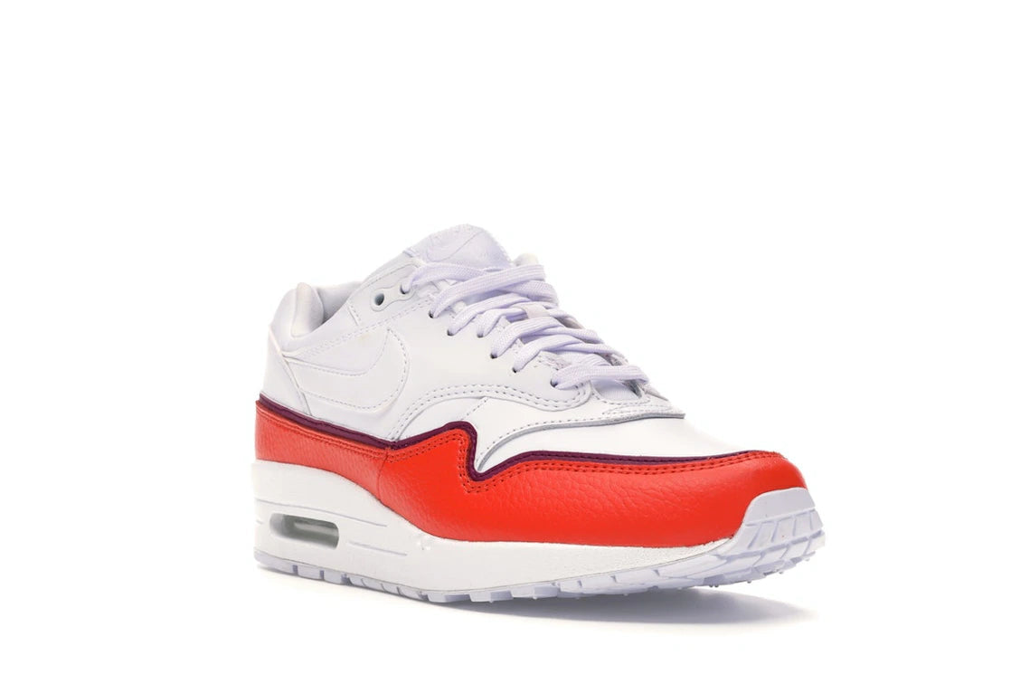Nike Air Max 1 Liner White Red (Women's) - vue secondaire A