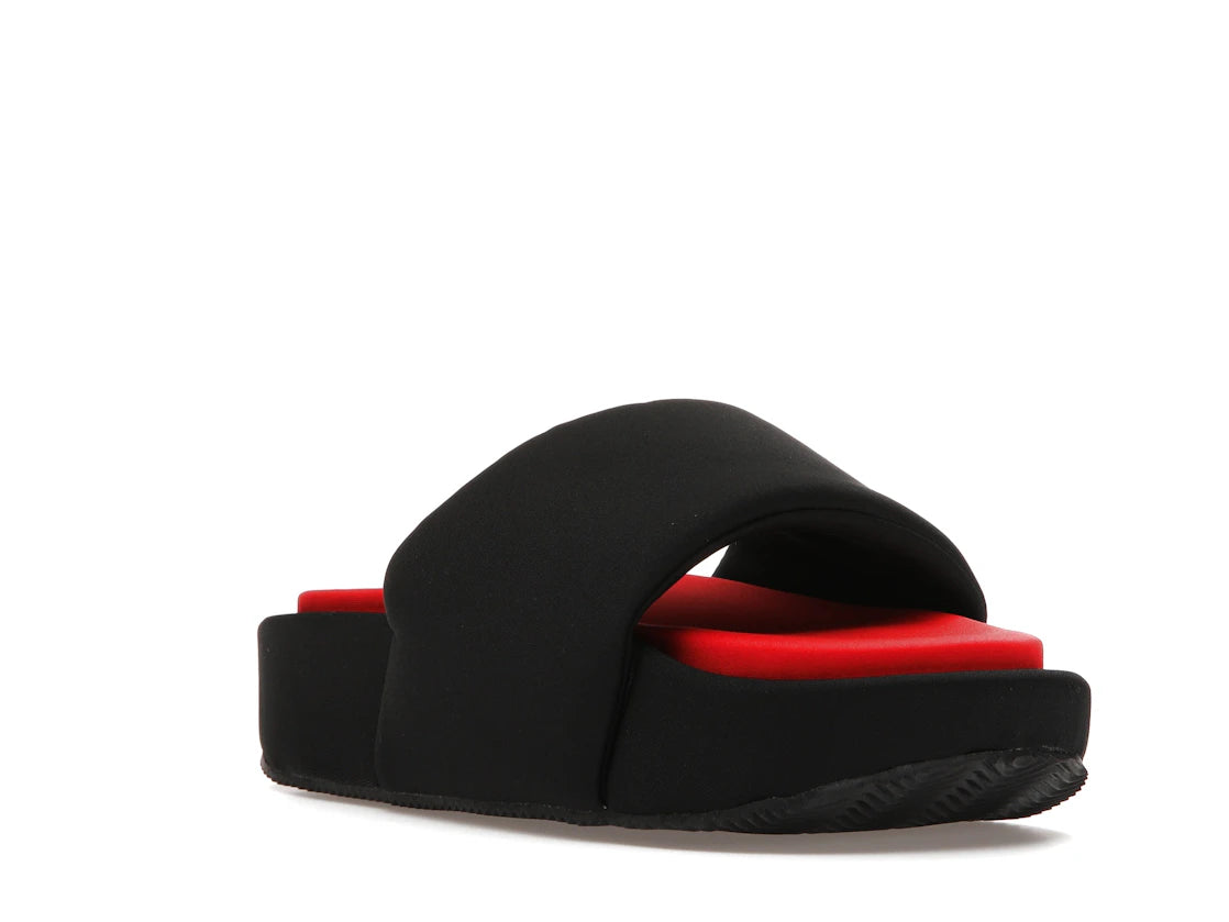 adidas Y-3 Slide Black Red - vue secondaire A