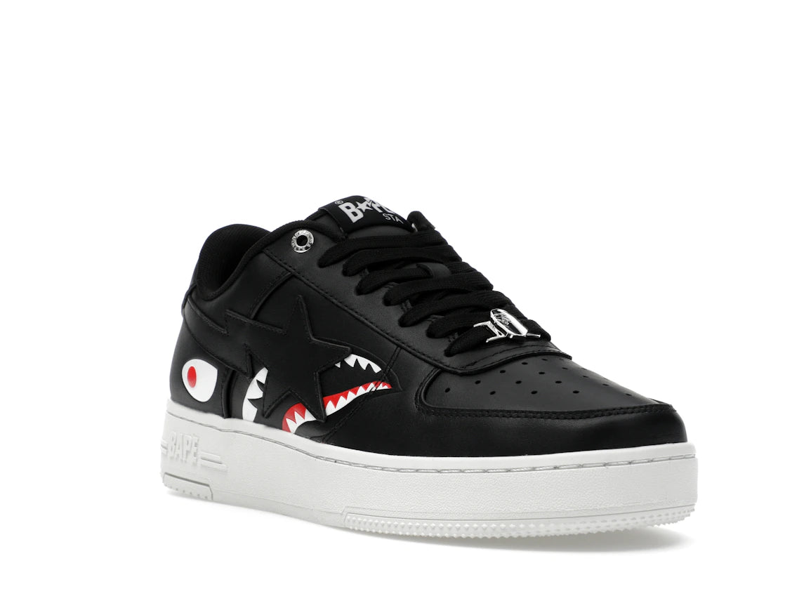 A Bathing Ape Bape Sta Low Shark Pack Black - vue secondaire A