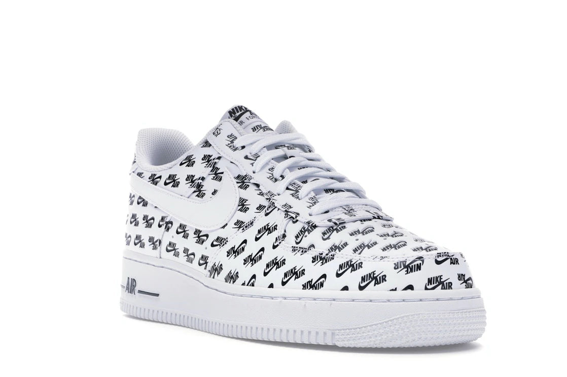 Nike Air Force 1 Low All Over Logo White - vue secondaire A
