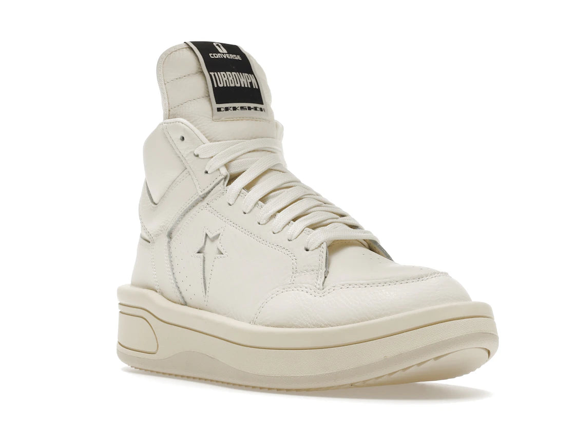 Converse TURBOWPN Mid Rick Owens DRKSHDW Egret - vue secondaire A