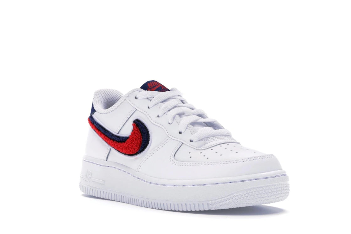 Nike Air Force 1 Low 3D Chenille Swoosh USA (GS) - vue secondaire A