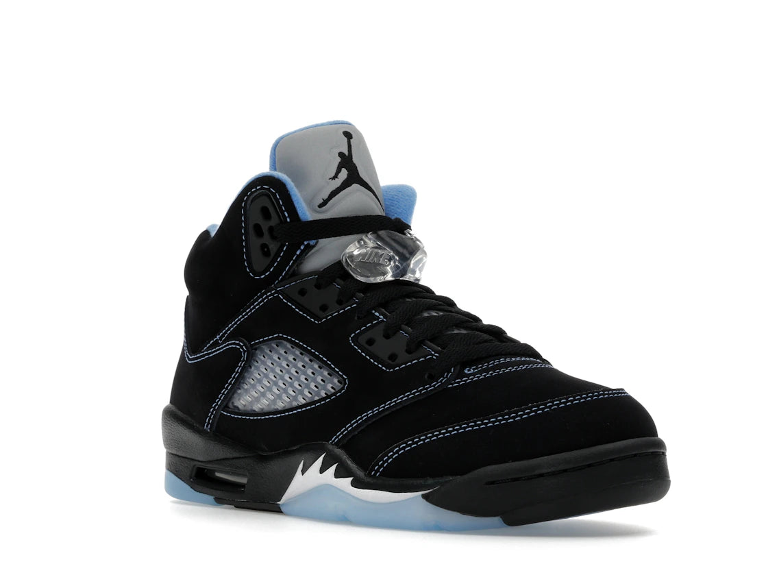 Jordan 5 Retro Black University Blue (2026) (GS) - vue secondaire A