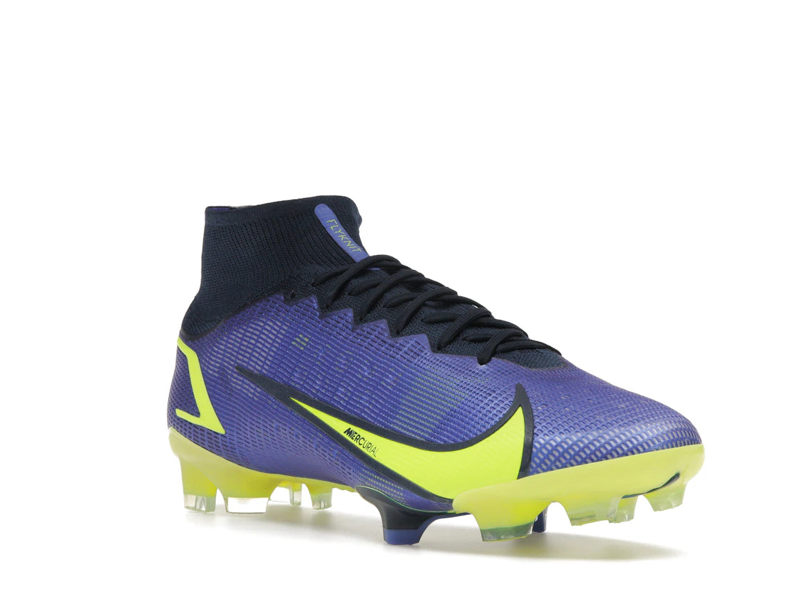 Nike Mercurial Superfly 8 FG Sapphire Volt - vue secondaire A
