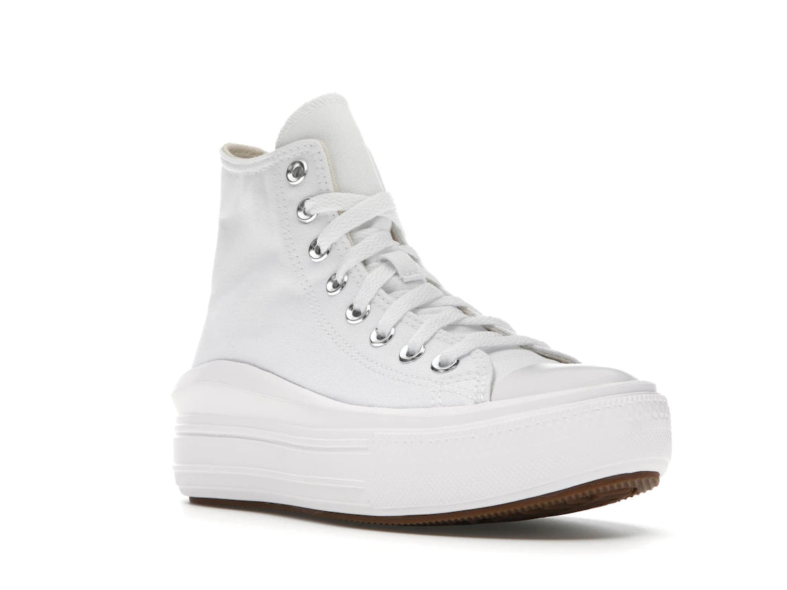 Converse Chuck Taylor All Star Move Hi White (Women's) - vue secondaire A