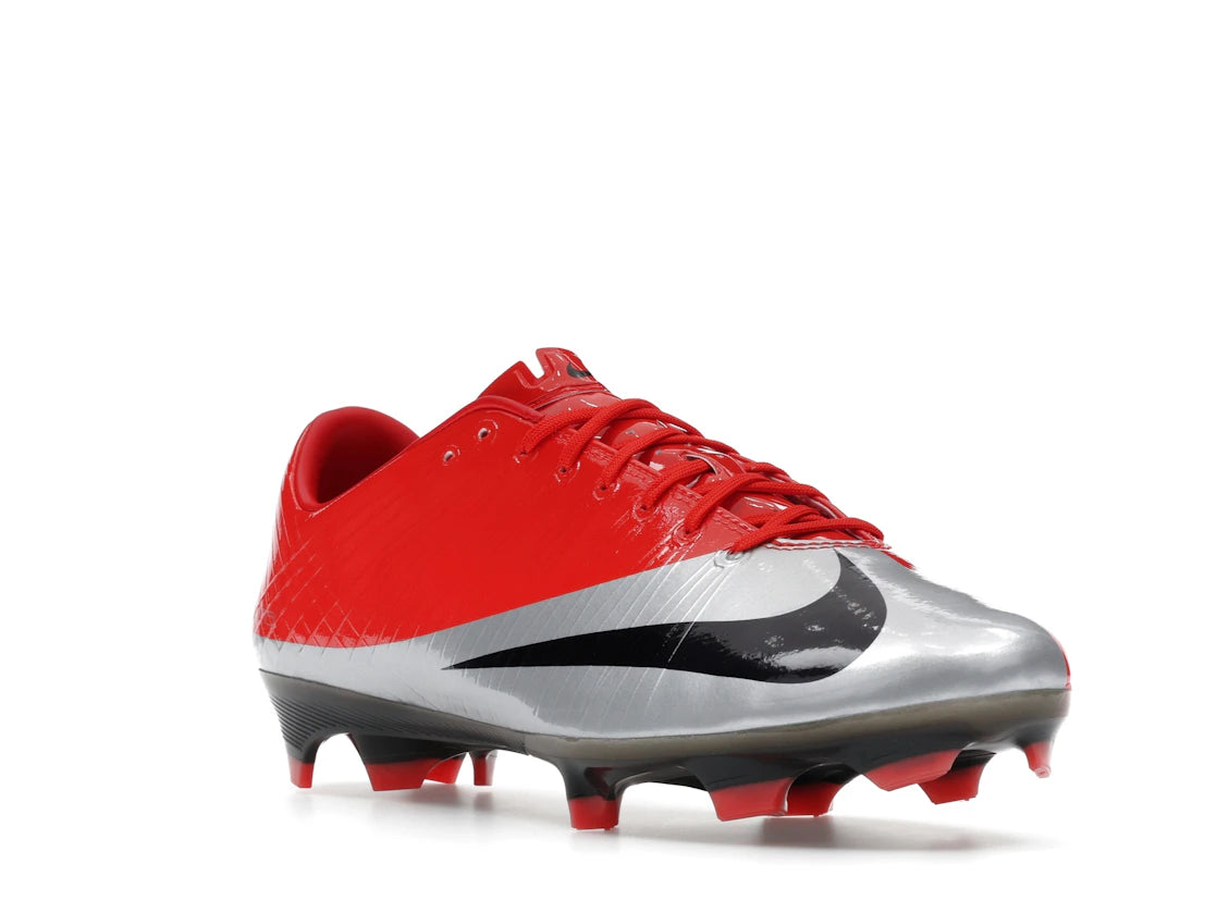Nike Zoom Mercurial Vapor Superfly 1 RGN FG SE CR7 Max Orange Metallic Silver - vue secondaire A