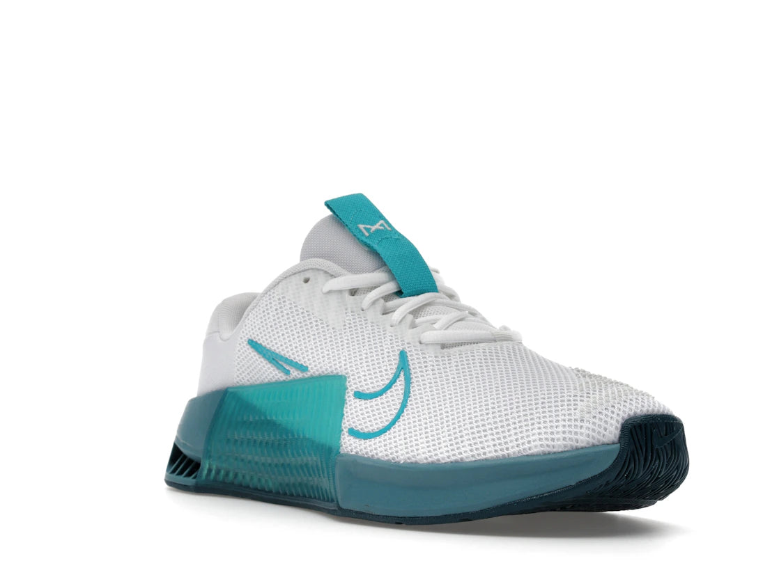 Nike Metcon 9 White Smokey Blue Midnight Turquoise Dusty Cactus - vue secondaire A