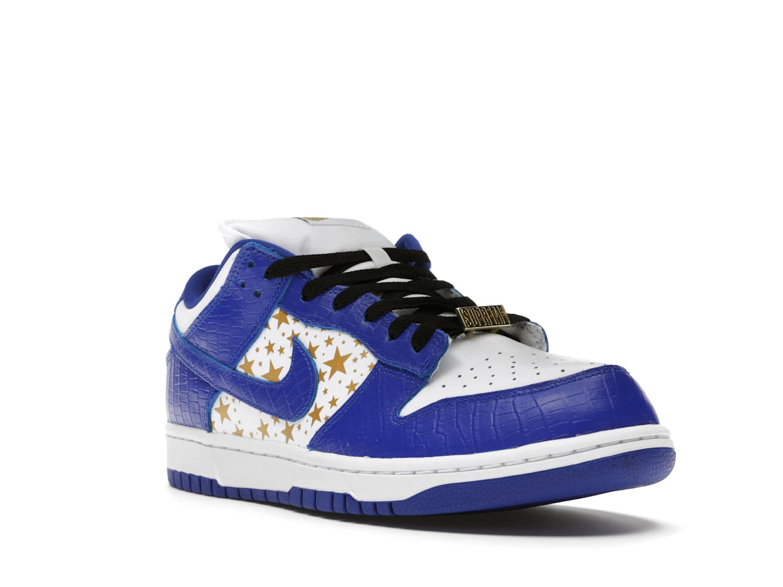 Nike SB Dunk Low Supreme Stars Hyper Royal (2021) - vue secondaire A