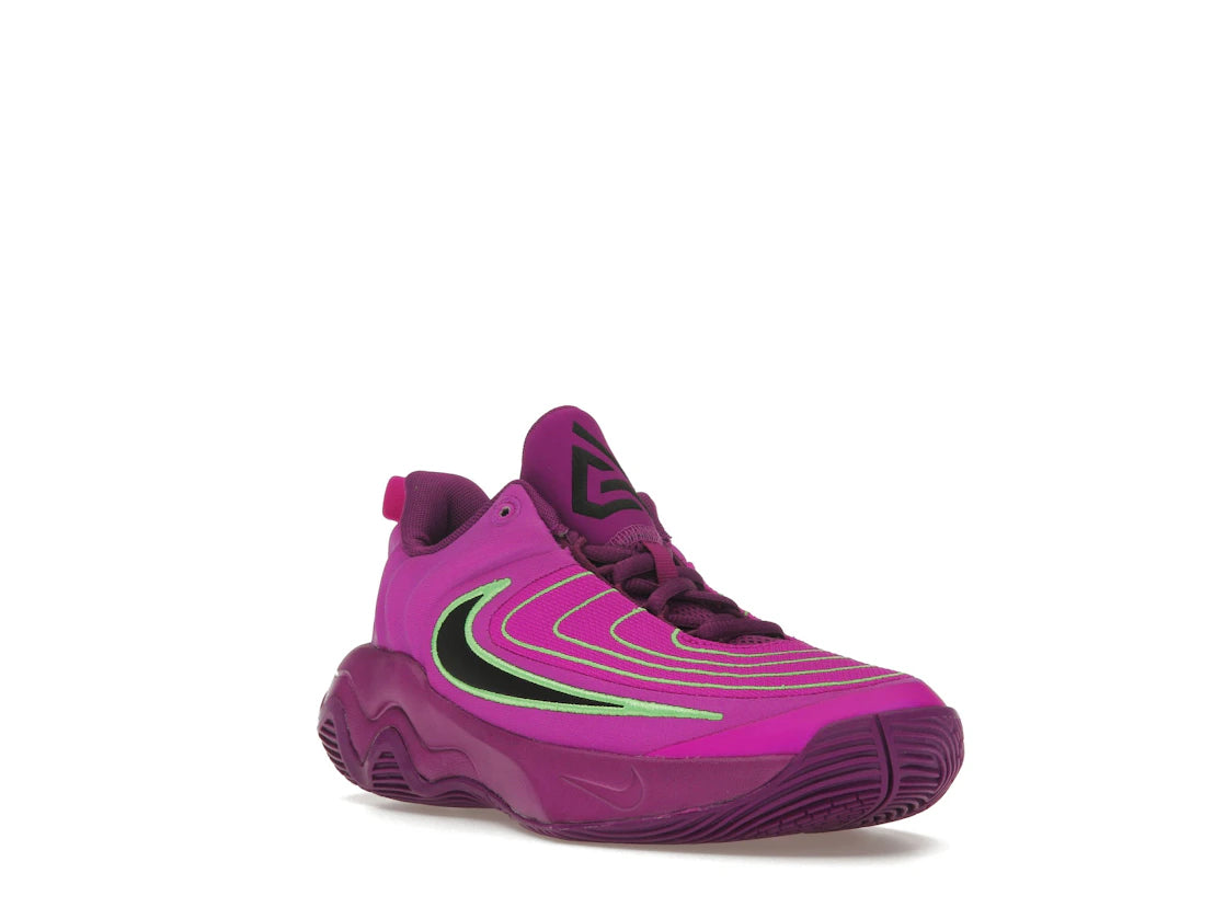 Nike Giannis Immortality 4 Bold Berry Green Strike Hyper Violet Black (GS) - vue secondaire A