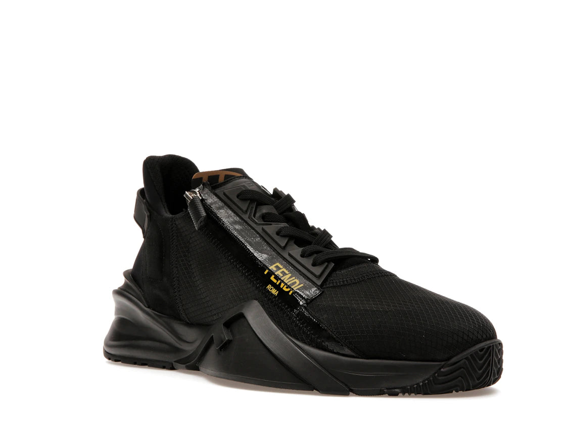 Fendi Nylon Low Top Black - vue secondaire A