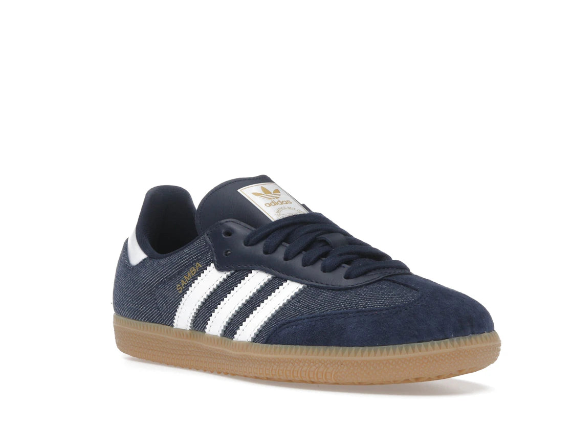 adidas Samba Collegiate Navy Cloud White Gum - vue secondaire A