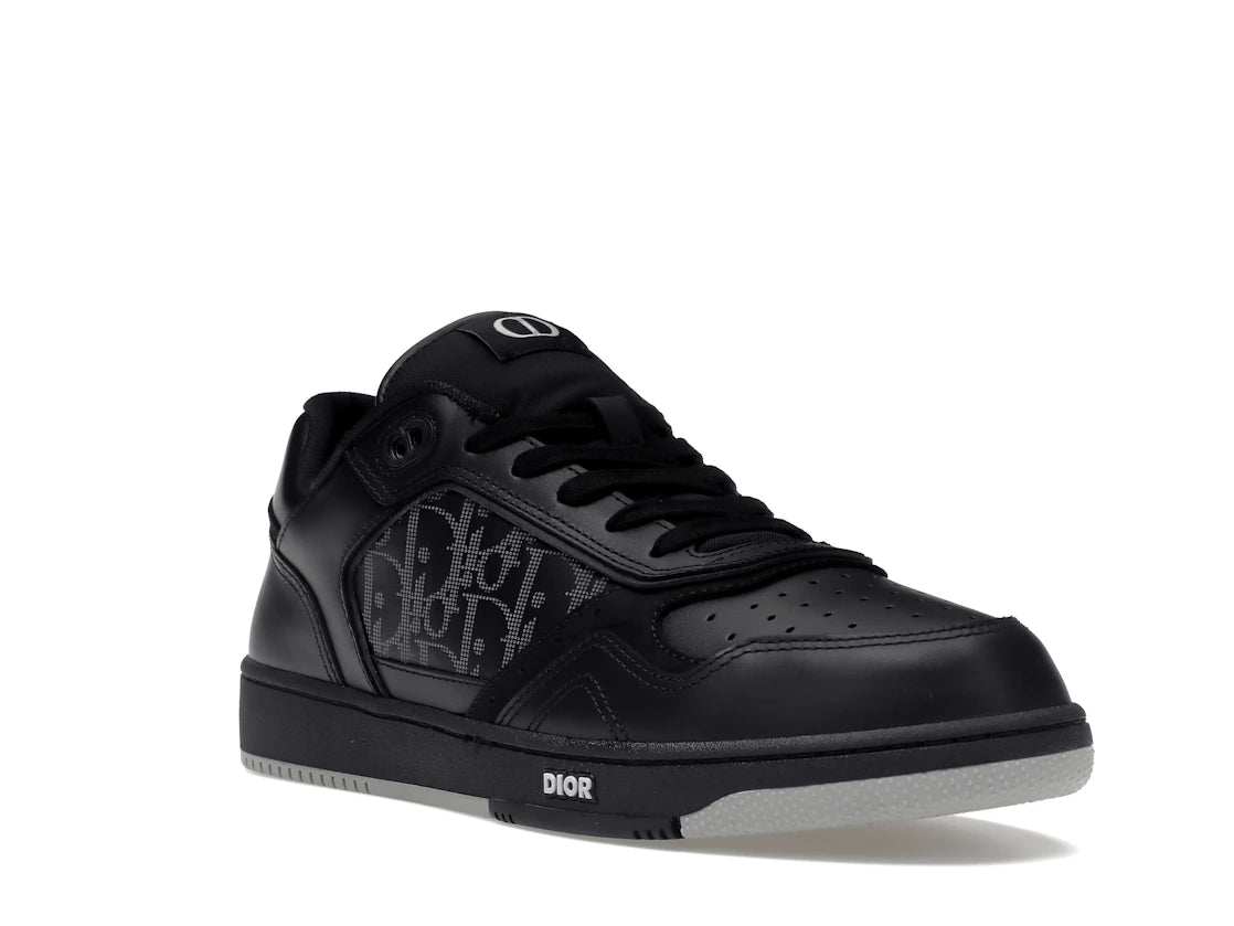 Dior B27 Low Black Dior Oblique Galaxy Leather Grey - vue secondaire A