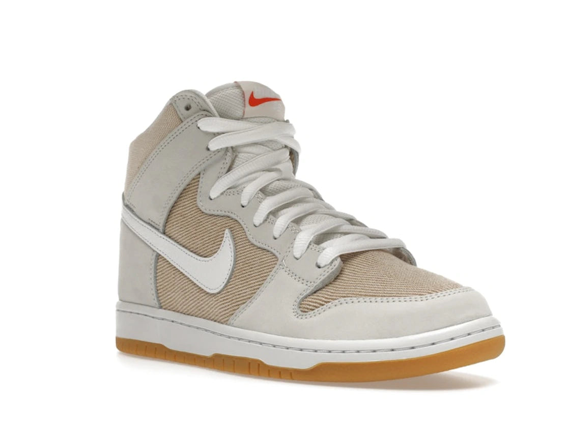 Nike SB Dunk High Pro ISO Orange Label Unbleached Natural - vue secondaire A