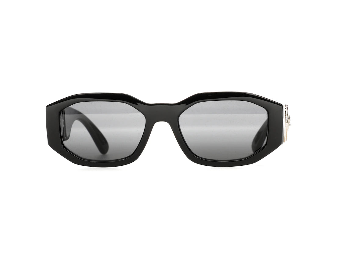 Versace Irregular Biggie Sunglasses Black/Black (VE4361) - vue secondaire A