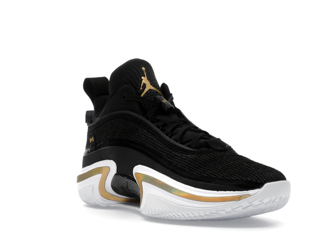 Jordan 36 Low PF Black Gold (White Sole) - vue secondaire A
